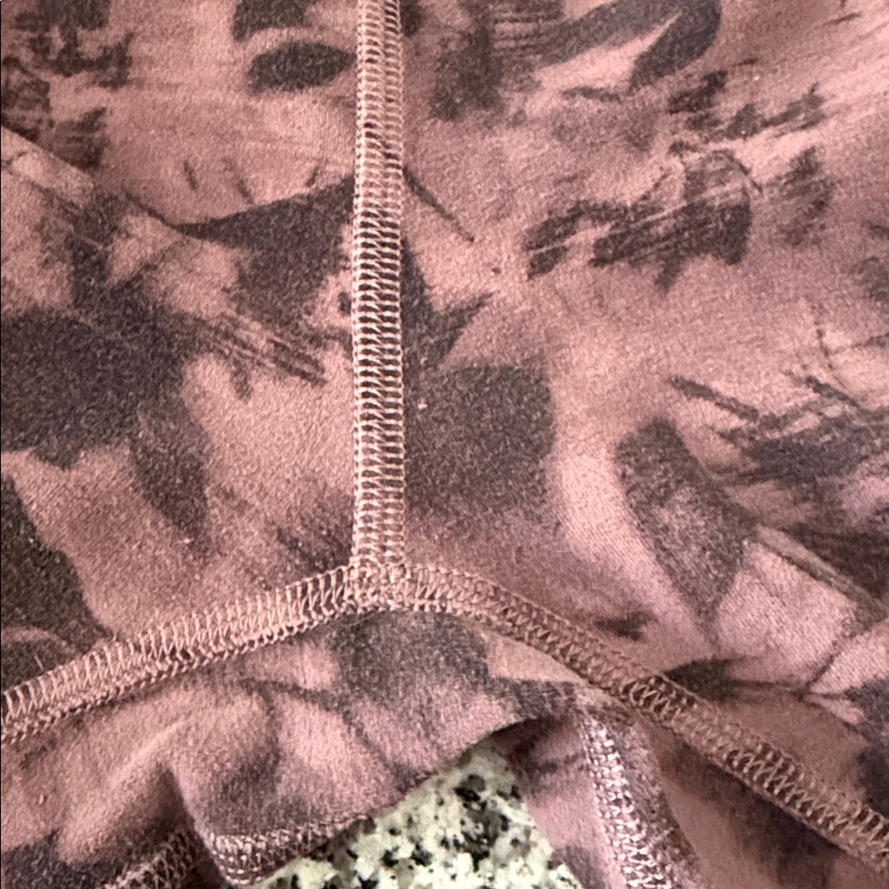 Lululemon Align Pant II 25" Mini Dusk Floral Antique Bark Black - Picture 7 of 7